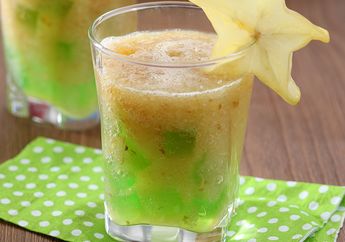 Resep Mudah Honey Starfruit Ginger Ice, Minuman Segar Favorit Keluarga