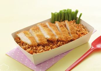 Resep Nasi Tomat Ayam Katsu Praktis, Pasti Si Kecil Jadi Semangat Sarapan