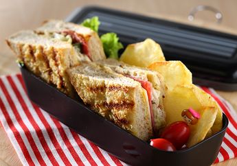 Resep Sandwich Chicken Mayo With Ham Enak, Bekal Praktis Si Kecil