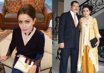 Mayangsari Trihatmodjo Tampil Mewah dalam Balutan Busana Formal Serba Kuning