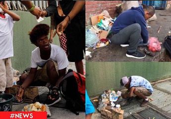Menyayat Hati! Krisis di Venezuela Sebabkan Anak-anak Kelaparan Hingga Harus Mengais Sisa Makanan di Tempat Sampah
