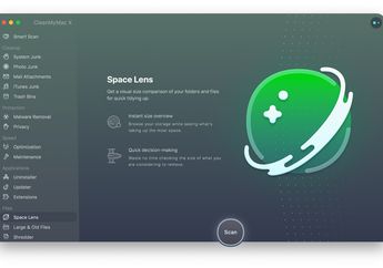 CleanMyMac X 4.4 Tambah Fitur Space Lens: Pindai dan Hapus Data Mudah