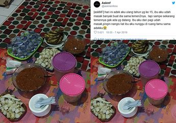 Ibu Ini Habiskan Uang Belanja demi Masak Opor Ayam untuk Pesta Ultah Sang Putra, Temannya Malah Tak Ada yang Hadir