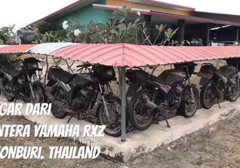 Tajir Melintir, Pria Thailand ini Gunakan Puluhan Sepeda Motor untuk Pagari Rumahnya
