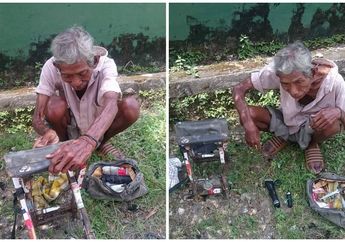 Kisah Kakek Tukang Cukur Keliling di Makassar, Rela Berkeliling Tawarkan Jasanya Hanya Senilai Rp 5 Ribu Demi Sesuap Nasi