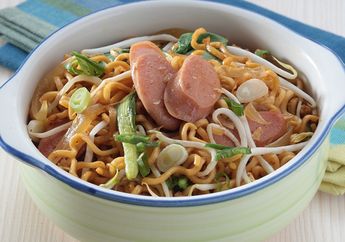 Resep Mi Goreng Sosis Teriyaki Enak Untuk Sarapan Bekal dan Praktis