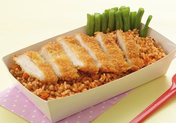 Masak Apa Besok? Tidak Perlu Lagi Bingung, Resep Nasi Tomat Ayam Katsu Ini Mudah Dibuat