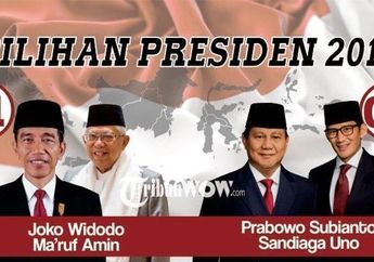 Hasil Real Count Pilpres 2019 KPU Mulai Didata, Pasangan Jokowi-Amin Hampir Mendominasi 60% Suara, Prabowo-Sandi Tertinggal Jauh