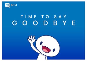 Ucapkan Selamat Tinggal, BBM Tutup Layanan Akhir Mei 2019
