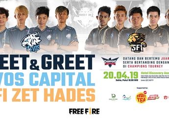 Ikutan Kuy! Meet and Greet Bareng EVOS Capital dan SFI Zet Hades