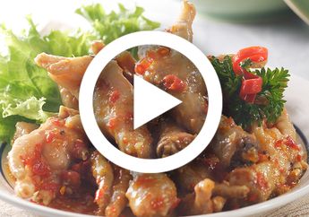 (Video) Resep Ceker Ayam Rica-Rica Daun Jeruk yang Nendang Lezat dan Pedasnya!