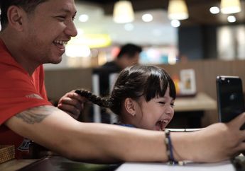 Nginep Bareng Gading Marten di Hotel, Gempita: Terima Kasih untuk Hari Ini, Papa!