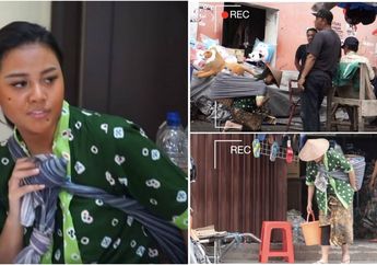 Aurel Hermansyah Lakukan Social Experiment Jadi Penjual Jamu, Tukang Parkir: Penjual Jamu Kok Pakai Bulu Mata Palsu!
