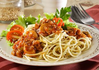 Resep Spagheti Bolognaise Enak, Menu Favorit Si Kecil yang Mudah Dibuat