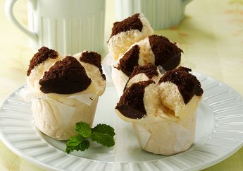 Menu Takjil Buka Puasa Sederhana, Bolu Kukus Mekar Jeruk Cokelat Pasti Tampil Menggoda