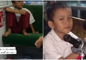 Demi Sekolah Tak Kenal Lelah, Kisah Karim Anak Kelas 3 SD Susuri Kerasnya Jakarta Untuk Menuntut Ilmu