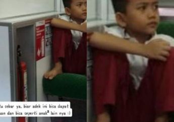 Viral, Seorang Bocah SD Rela Berangkat Jam 3 Pagi Naik KRL Demi Menimba Ilmu Di Sekolah