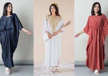 Referensi 5 Model Kaftan Rp 100 Ribuan Buat Dipakai Selama Bulan Puasa