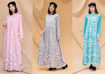 5 Dress Brokat Warna Pastel Serba Rp 200 Ribu Buat Tampilan Ayu Saat Buka Puasa Bersama!