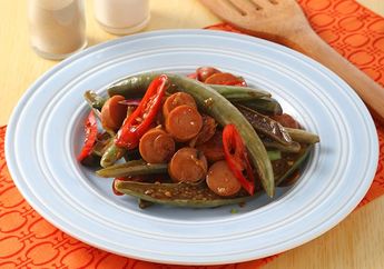 Menu Sahur Praktis Hemat, Terong Telunjuk Tumis Sosis Bisa Tersaji Dalam 3 Langkah Mudah