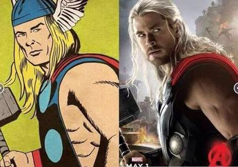 Perbandingan Karakter Marvel di Film dan Komik. Thor Mirip Banget!