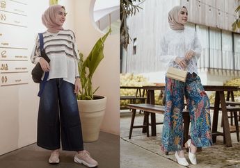 5 Inspirasi Padu Padan Celana Kulot ala Hijaber Super Modis, Bisa Jadi Gaya Hits untuk Bubker Nanti!