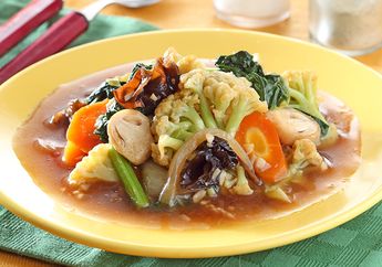 Menu Sahur Praktis Sehat, Capcay Jamur Ini Tetap Nikmat dengan Bahan Sederhana