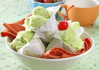 Menu Takjil Buka Puasa Bulan Ramadhan, Bolu Kukus Pandan Nangka Ini Lembutnya Keterlaluan