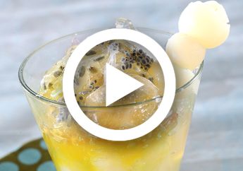(Video) Resep Es Agar-Agar dengan Kelengkeng, Segarnya Luar Biasa!