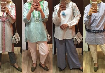 Inspirasi 4 OOTD Hijab Buat Bukber Harga Rp 500 Ribuan ke Bawah!