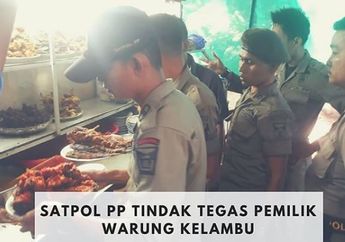 Bikin Resah, Satpol PP Tindak Tegas Warung Kelambu yang Buka di Bulan Puasa