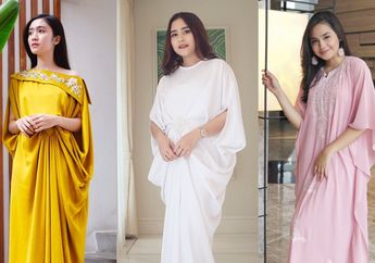 6 Referensi Model Kaftan Buat Tampil Elegan Saat Lebaran ala Seleb Muda Indonesia