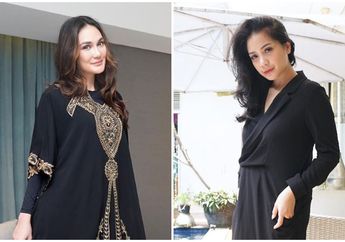 Adu Gaya Luna Maya dan Nagita Slavina Pakai Baju Motif Senada di Acara Anang Ashanty, Cantik Mana?