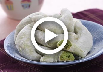 (Video) Resep Putri Salju Pandan, Kue Kering Lebaran yang Suka Bikin Ketagihan