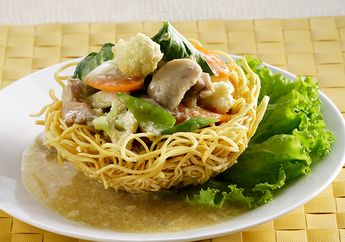 Menu Takjil Buka Puasa Enak, Mi Goreng Siram Sayuran Ini Tampil dengan Topping Menggoda