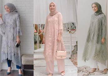 4 Pilihan Tunik Hijab Warna Pastel ala Selebgram Buat Gaya Lebaran Elegan!