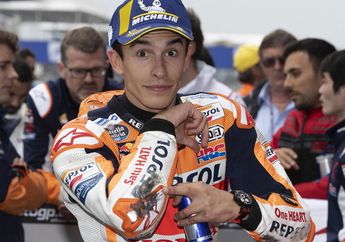 Marc Marquez Start Pertama di MotoGP Prancis, Sing Ada Lawan?