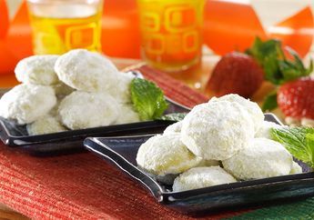 Resep Kue Lebaran 2019, Putri Salju Melon Wijen Wajib Jadi Kue Kering Saat Lebaran