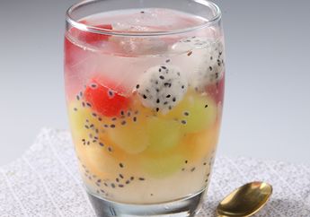 Minuman Buka Puasa Sederhana, Kesegaran Segelas Es Buah Melon Tak Tertandingi