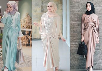 Lebaran Makin Menawan dengan 7 Model Kaftan Bahan Satin Buat Hijaber!