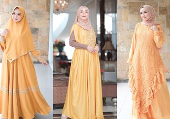 Berani Tampil Beda & Fresh Saat Lebaran dengan 5 Dress Hijab Warna Kuning Cerah!