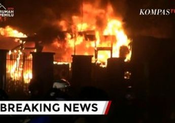 Anarkis dan Tak Bisa Dikendalikan, Massa Aksi 22 Mei Nekat Bakar Asrama Brimob dengan Molotov