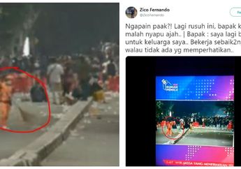 Abaikan Massa Kerusuhan dan Tetap Jalankan Kewajiban Meski Situasi Mencekam