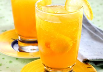 Minuman Buka Puasa Sederhana, Leci Squash Orange Segar Ini Hanya Butuh 4 Bahan Saja