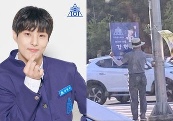 Bikin Haru, Ayah Kang Hyun Soo 'Produce X 101' Ketahuan Promosikan dan Minta Dukungan Buat Anaknya di Jalanan!