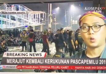 Pasca Aksi 22 Mei, Viral Rekaman Awak Media di Kompas TV yang Sedang Membersihkan Sisa Makanan di Mulut. Bikin Ngakak!