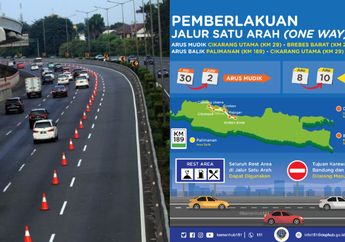 Info Mudik 2019: Jelang Puncak Arus Mudik, Polisi Terapkan Aturan One Way untuk Antisipasi Kecelakaan Lalu Lintas, Ini Aturannya!