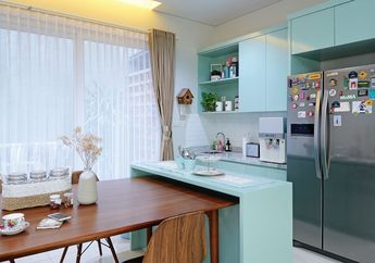 Berawal dari Shabby Chic, Dapur Skandinavia Milik Ria Miranda Berhasil Bikin Iri!