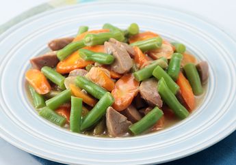 Menu Lebaran Sehat, Si Kecil Pasti Makan Sayur dengan Resep Tumis Buncis Manis