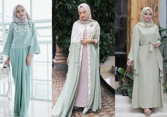 6 Model Dress Hijab Hijau Mint untuk Tampilan yang Lembut Saat Lebaran!
